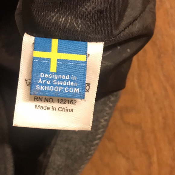 Skhoop gray wool skirt front zip & pocket size L - Picture 5 of 5